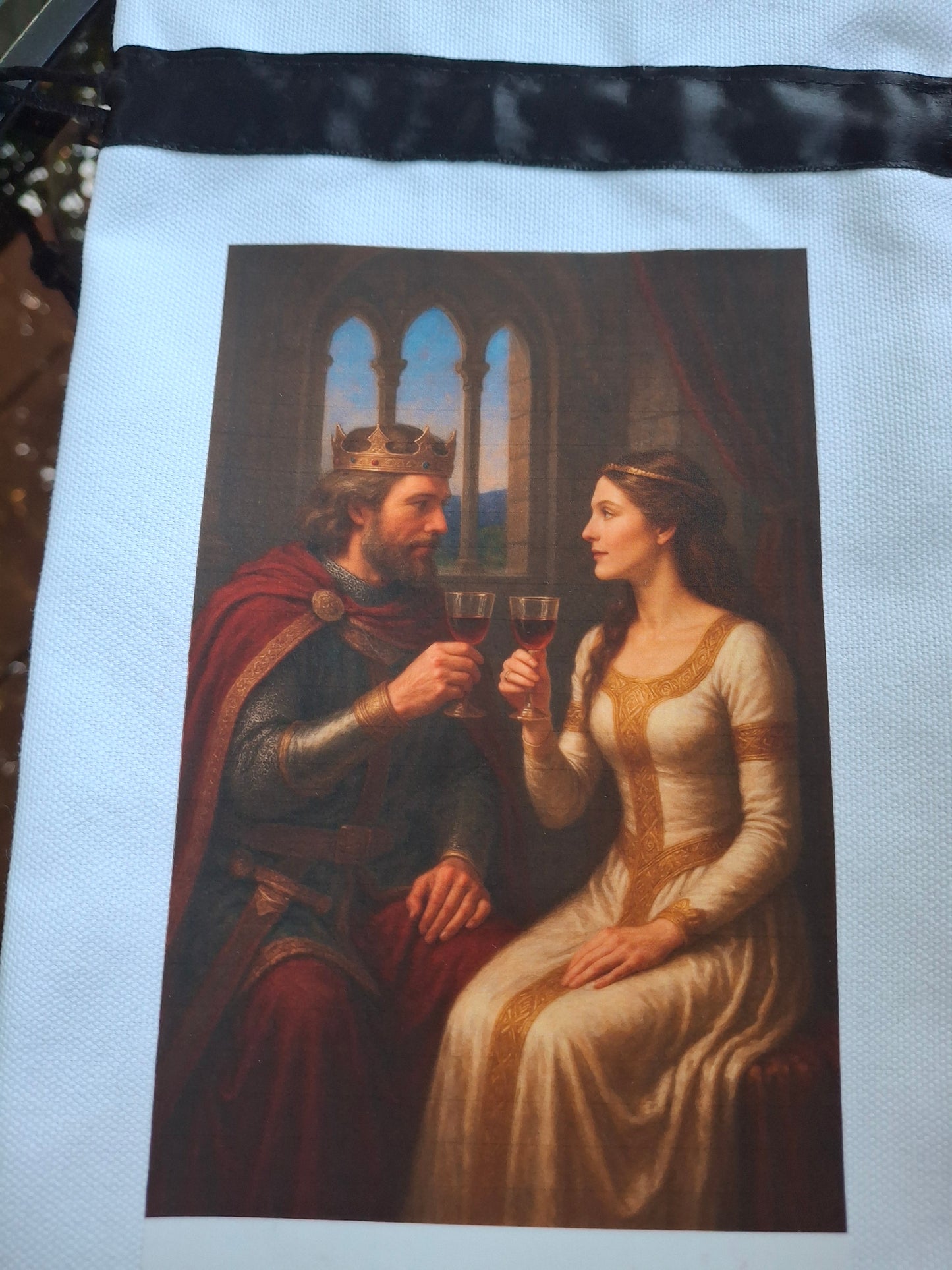 A Royal Toast Wine Bag