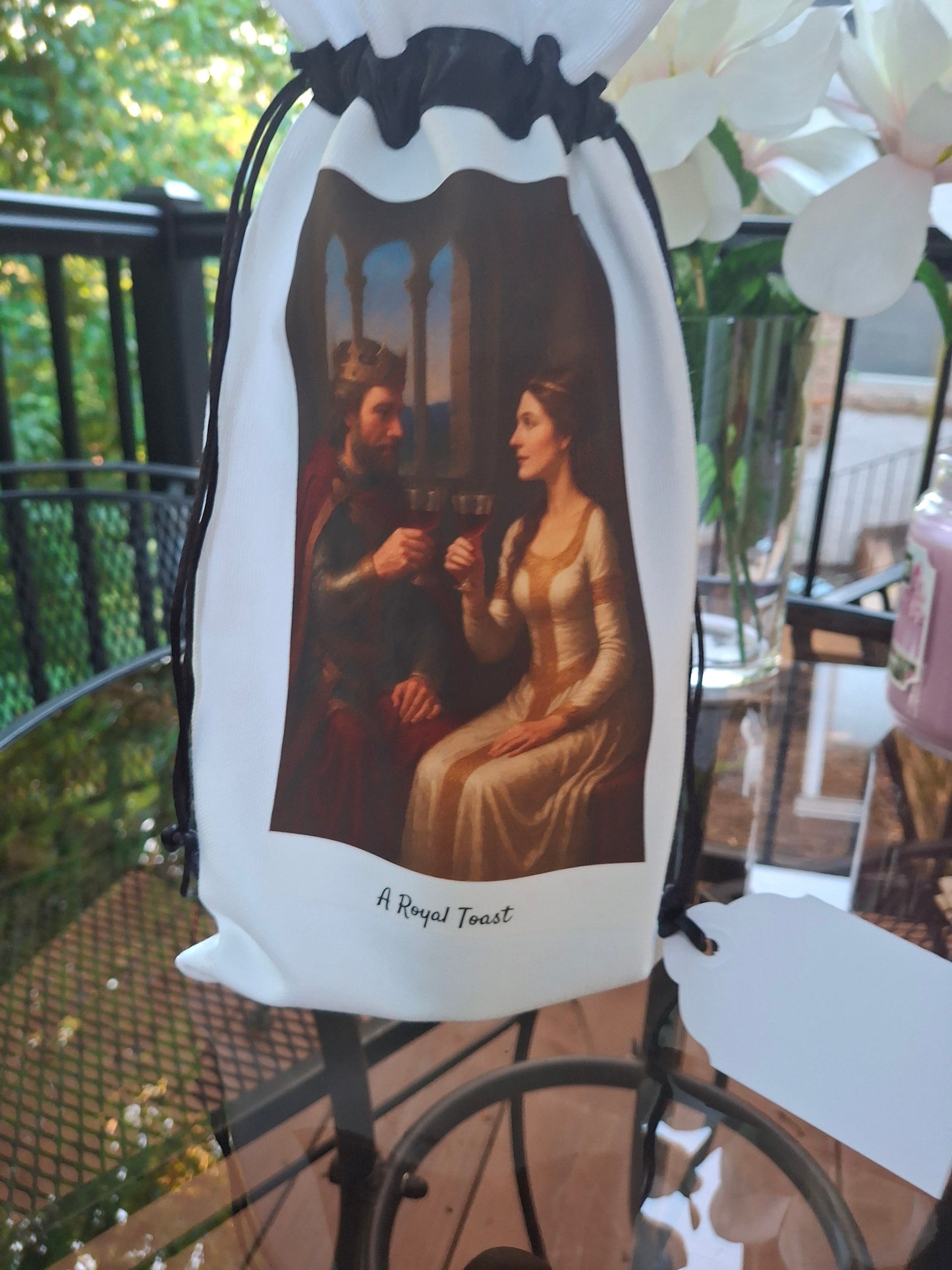 A Royal Toast Wine Bag
