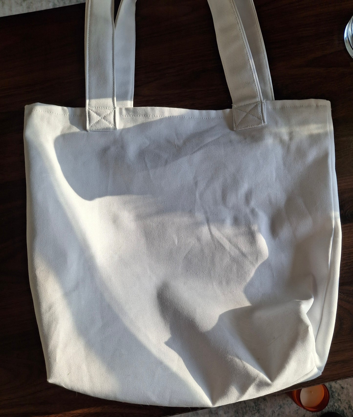 White Canvas Tote Bag